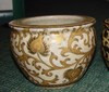 _LCP B927 - Ivory and Gold Lotus Scroll Arabesque 1