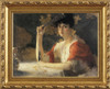 Red and Gold - Frank Weston Benson - Framed Canvas Artwork 8321DB 35.5" x 28.5"