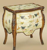 Butterfly Painted Bombe' Accent Chest