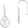 Supreme Sterling Silver 925 | Tiny Heart Lock Earrings