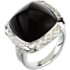 Supreme Sterling Silver 925 | with Pyramid Cabochon Onyx Ring