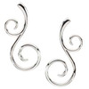 Supreme Sterling Silver 925 | Scroll Fashion Earrings