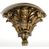 Architectural Accents, Burnished Parcel Gilt 14 Inch Decorative Wall Bracket Sconce