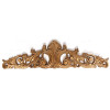 Architectural Accents 27 Inch Parcel Gilt Acanthus Decorative Wall Pediment