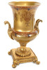 Golden Crest d'Elegance 16 Inch Trophy Cup - Parcel Gilt Metal Accent Mounts