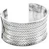Supreme Sterling Silver 925 | Wide Cuff Bracelet Weave Design