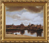 Johannes Vermeer - Vue of Delf - Framed Canvas Artwork4 sizes available/Click for info