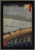 Sudden Showers - Utagawa Hiroshige - Framed Canvas Artwork