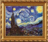 Starry Night - Vincent Van Gogh - Framed Canvas Artwork