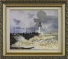 La Jettee Du Havre - Claude Monet - Framed Canvas Artwork 833 28" x 34"