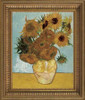 Sunflowers - Vincent Van Gogh - Framed Canvas Artwork 4601BB 18" x 21"