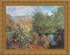 The Corner of the Garden at Montgeron - Claude Monet - Framed Canvas Artwork3 sizes available/Click for info