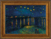 Starlight Over the Rhone - Vincent Van Gogh - Framed Canvas Artworkonly 1 size available