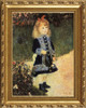 A Girl With A Watering Can - Pierre Auguste Renoir - Framed Canvas Artwork4 sizes available/Click for info 769  23.5 X 19.5