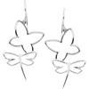 Supreme Sterling Silver 925 | Butterfly, Dragonfly Earrings