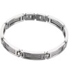 Steelworks | Young Men's Stainless Steel Cable Design | 8.50 Inch Link Bracelet