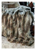 Eurasian Lynx Faux Fur Pet Lounger - Natural look & Luxuriously Soft - 30" X 36", 543