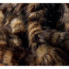 Dark Spotted Wolf Faux Fur Throw - Natural look & Luxuriously Soft - Large 58" X 59", 539