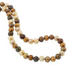 Chocolate Freshwater - Round Cultured Pearl 72 inch Rope - Strand Necklace
