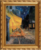 Café Terrace On The Place Du Forum - Vincent Van Gogh - Framed Canvas Artwork 409 35 x 57