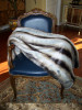 Chinchilla Faux fur Throw - Natural Look & Luxuriously Soft - Oversized 58" X 83", 213