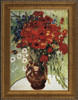 Vase avec Marguerites at Coquelicot - Vincent Van Gogh - Framed Canvas Artwork 3 sizes available/Click for info
