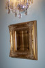 #Louis Quinze French Rococo, Louis XV 4" Wide G429 Gold Frame, Small 23.5"t X 19.5"w Drama Bevel Traditional Mirror, 6597