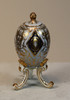 Fine French Luxury Hand Painted Reproduction Sevres Porcelain - 6.5 Inch Decorative Egg