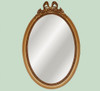 Oval Shape Glass Reproduction Mirror 6691, Custom Finish, Classic Elements 27"t X 18"w x 3"d, 6691 Oval Shape Glass Reproduction Mirror 6691, Custom Finish, Classic Elements 27"t X 18"w x 3"d, 6691