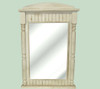 Rectangular Shape Glass Reproduction Mirror, Custom Finish, Classic Elements 41"t X 27"w x 3"d, 6699