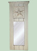 Beach House Glass Reproduction Mirror, Custom Finish, Classic Elements 32"t X 10"w x 3"d, 6703