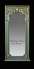 French Style Louis XIV Painted and Gilt Trumeau, Pier, Floor, Oversize Dressing Mirror - Palace size Mirror - 8't x 3'9"w x 3.5"d - Carved Frame, 6722
