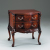 Chippendale English Bedroom - 29.5 Inch Handcrafted Reproduction Chest | Nightstand - Mahogany Luxurie Furniture Finish M