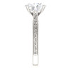 Benzgem by GuyDesign®, 2.66 Carat Oval Shape Jewelry Sample, Size 7, Tarnish Resistant Silver 6704