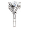 6855DG.1213211.71022070.123121.1- Benzgem by GuyDesign® 10 x 8 - 2.66 Carat Brilliant Oval Cut Jewels - Dual Solitaire Ring