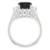 6866DG.1213211.71024070.123121.1- 10 x 8 - Emerald Shape Black Onyx - Diana Princess of Wales Ring Style