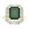 6871DG.1213211.71024070.123121.1- 11 x 9 - Emerald Shape Lab Created Chrysoberyl Alexandrite - Diana Princess of Wales Ring Style