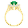 6885DG.1213211.71024070.123121.1 - 12 x 8 - Pear Shape Lab Created Columbian Color Beryl Emerald - Diana Princess of Wales Ring Style