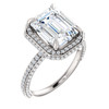 ⚜️ .GuyDesign® - Halo, Pavé Wedding Set Design #172321.7.