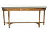 Classic Style - 82 Inch Handcrafted Reproduction Console Table - Metallic Gold Luxurie Furniture Finish