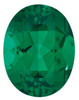 7027DG.168175.71029111.71861.5 - Lab Created Chatham Brand Green Synthetic Beryl Emerald , 12 x 10 - Oval Shape, 12 Geniune Diamond Semi-Mount - GuyDesign® Diana Style Ring Custom 18 Karat Gold Jewelry