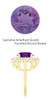 7106DG.168175.81027203 - 10 x 10 - Round Shape Amethyst Quartz - Diana Princess of Wales Ring Style 7106DG.168175.81027203 - 10 x 10 - Round Shape Amethyst Quartz - Diana Princess of Wales Ring Style