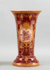 On the Bank Pattern - Luxury Hand Painted Porcelain - 14 Inch Vase