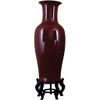 2022:8441 Oxblood Red, Luxury Chinese Porcelain Oversize Floor Vase, 42"