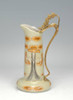 Yellow Flowers and Butterfllies - Luxury Hand Painted Porcelain and Gilt Bronze Ormolu - 13.75 Inch Pitcher