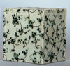 Off White and Green Ivy - Luxury Hand Painted Chinese Porcelain - 6 Inch Boudoir - Boutique Tissue Box - Style M422