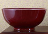 Oxblood Red - Luxury Hand Painted Porcelain - 16 Inch Decorative Bowl