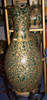 Jewel Green and Gold Lotus Scroll - Luxury Handmade and Painted Reproduction Chinese Porcelain - 34 Inch Palace Vase, Jardiniere Style C63