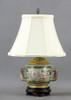 Spring Gardens Pattern - Luxury Hand Painted Porcelain - 15 Inch Lamp