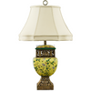 Wildflower Pattern - Luxury Hand Painted Porcelain and Parcel Gilt Bronze Ormolu - 26 Inch Lamp